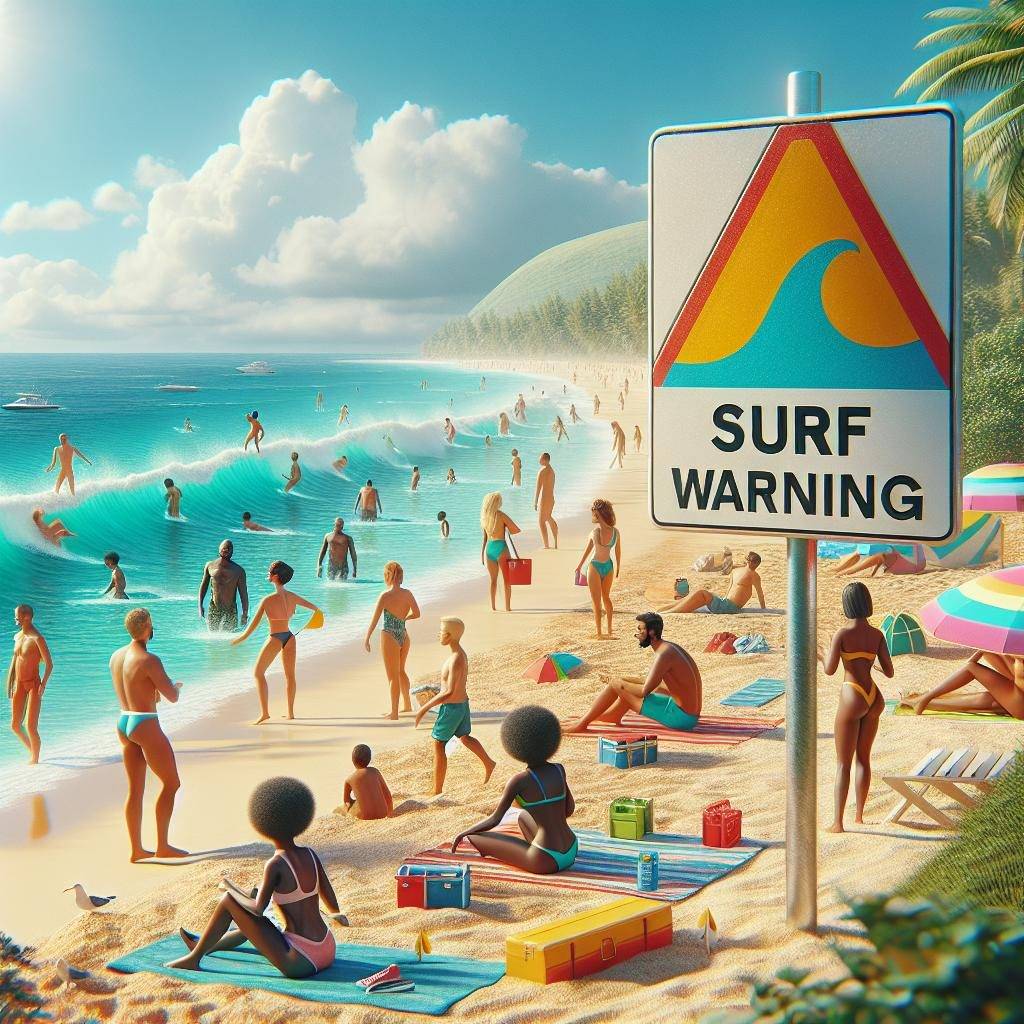 Surf Warning Sign