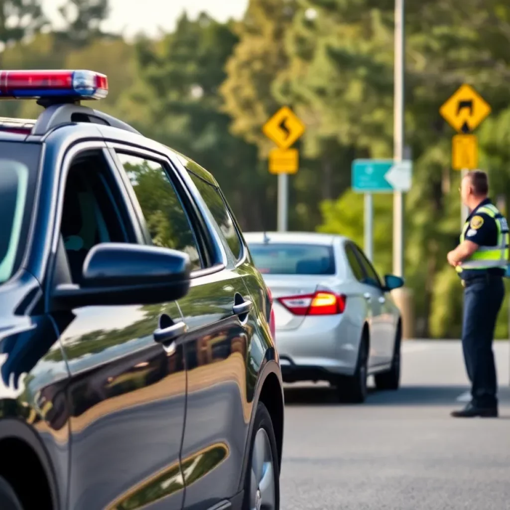 DUI Checkpoint Road Sign