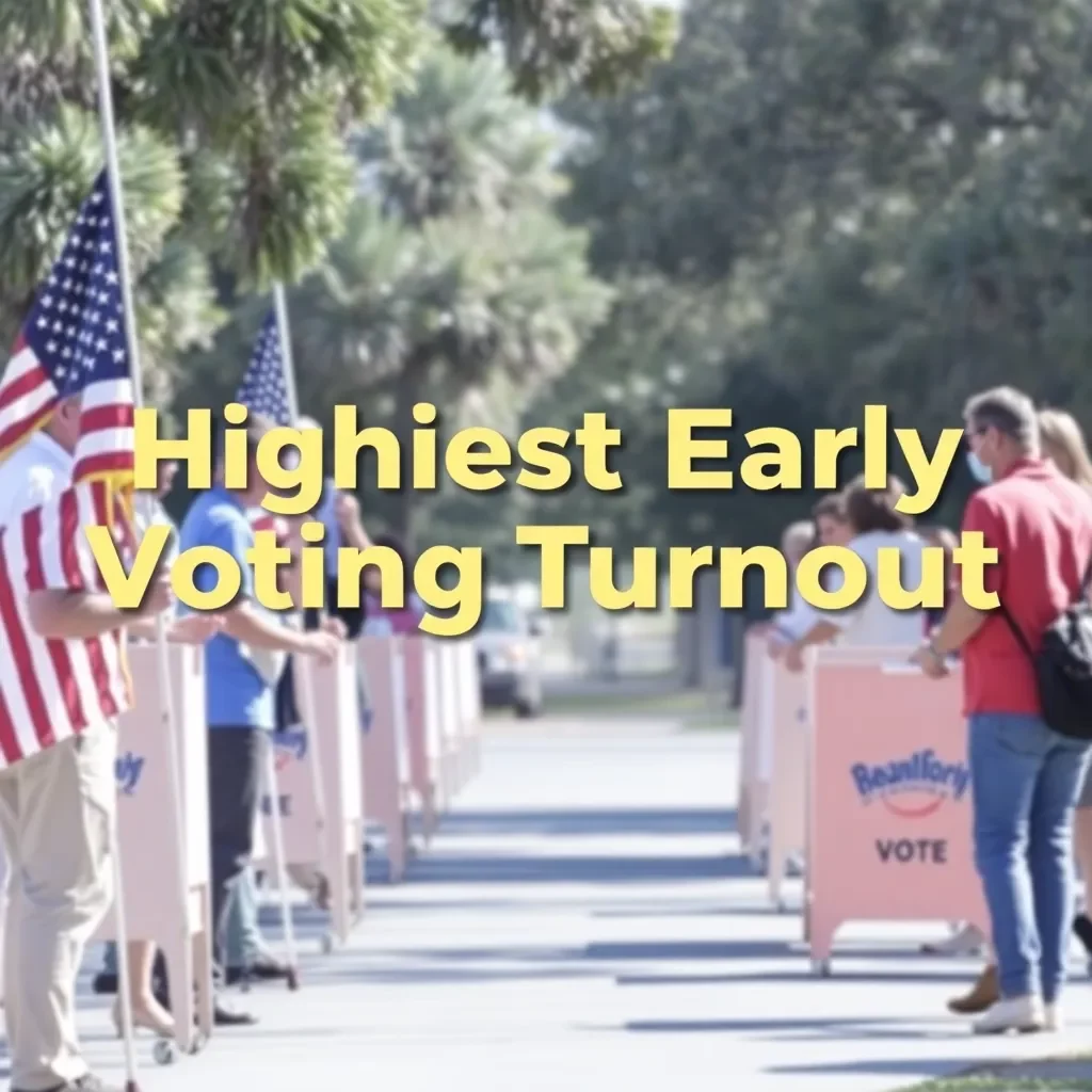 Beaufort County Records Highest Early Voting Turnout in History