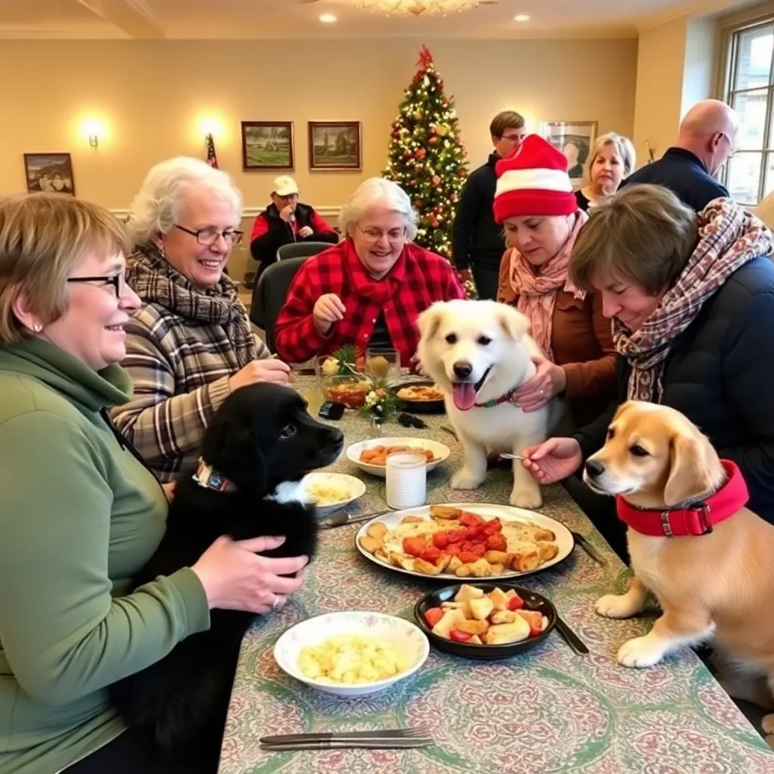 Beaufort, SC Community Gathers for Heartwarming Orphans and Strays Thanksgiving Dinner Celebrating Togetherness and Generosity