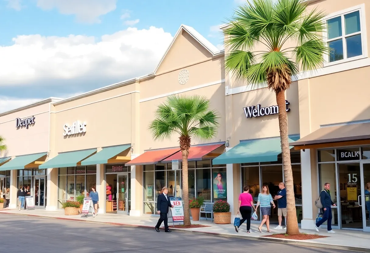 New retail shops in Beaufort, South Carolina