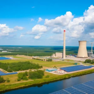 Power plants with renewable energy sources in South Carolina.