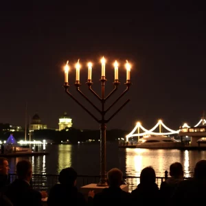 Beaufort Celebrates Chanukah with Public Menorah Lighting at Henry C. Chambers Waterfront Park