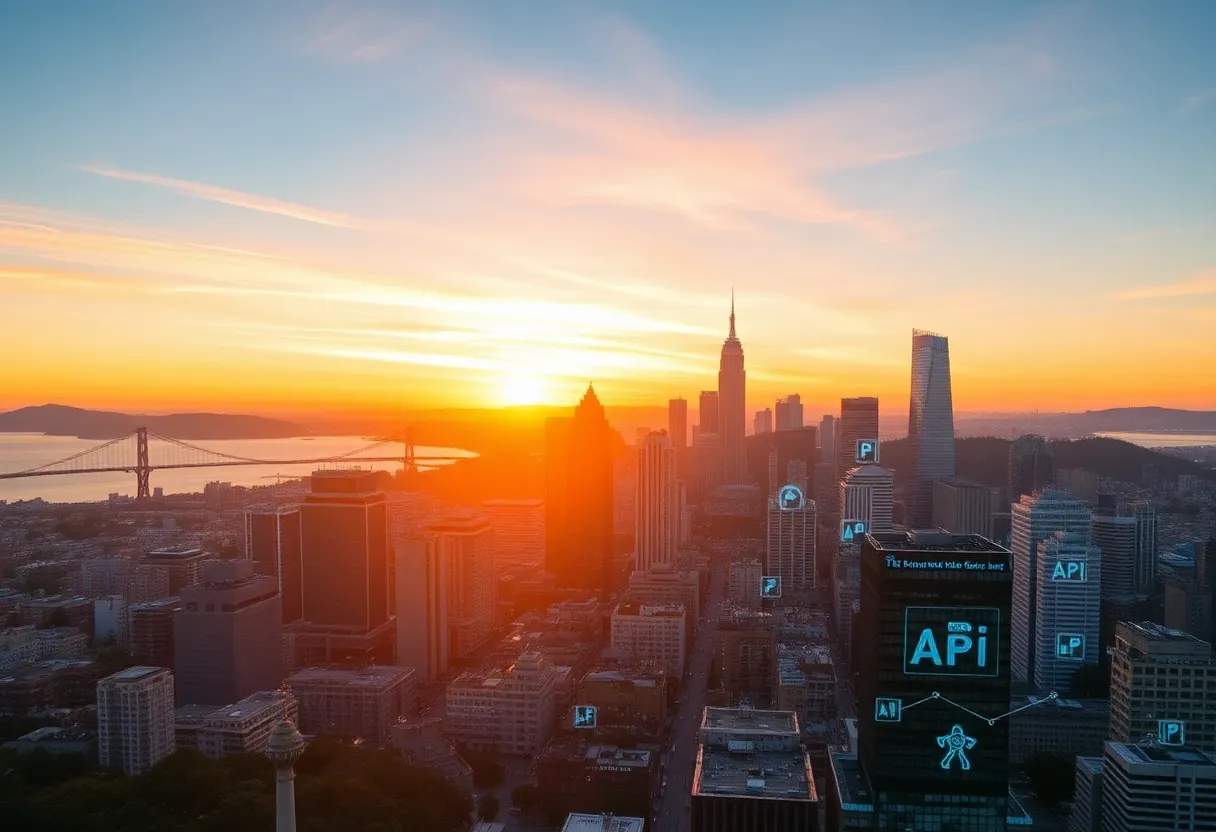 San Francisco cityscape showcasing generative AI in marketing