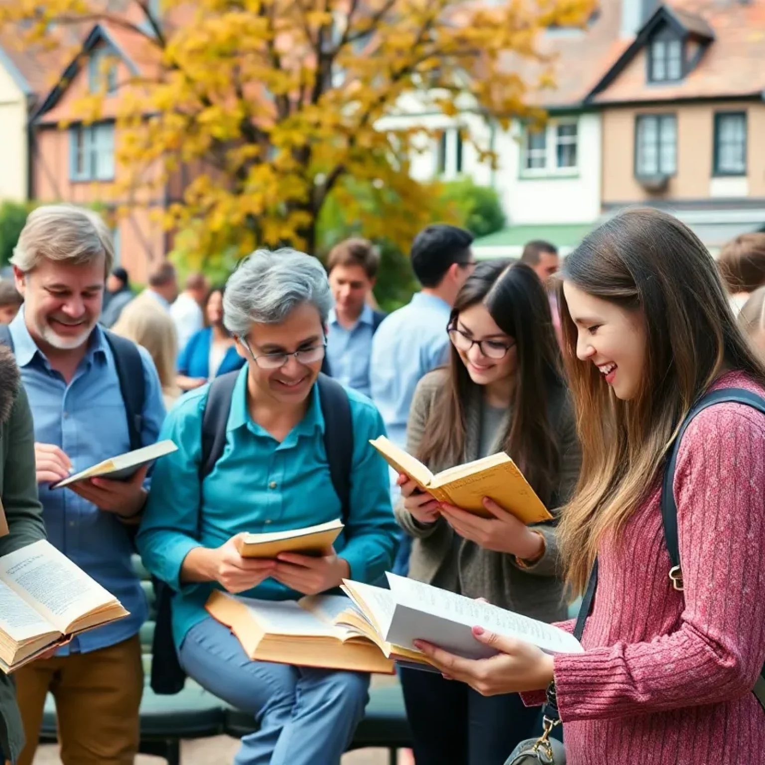 Participants engaging in literary activities during the Beaufort Literary Weekend.