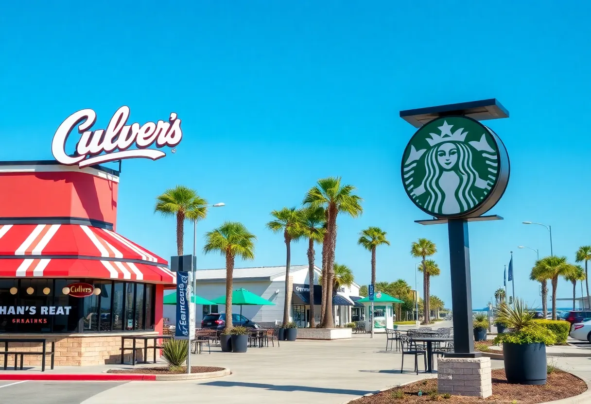 Restaurants opening in Bluffton and Beaufort SC, including Culver's and Starbucks.