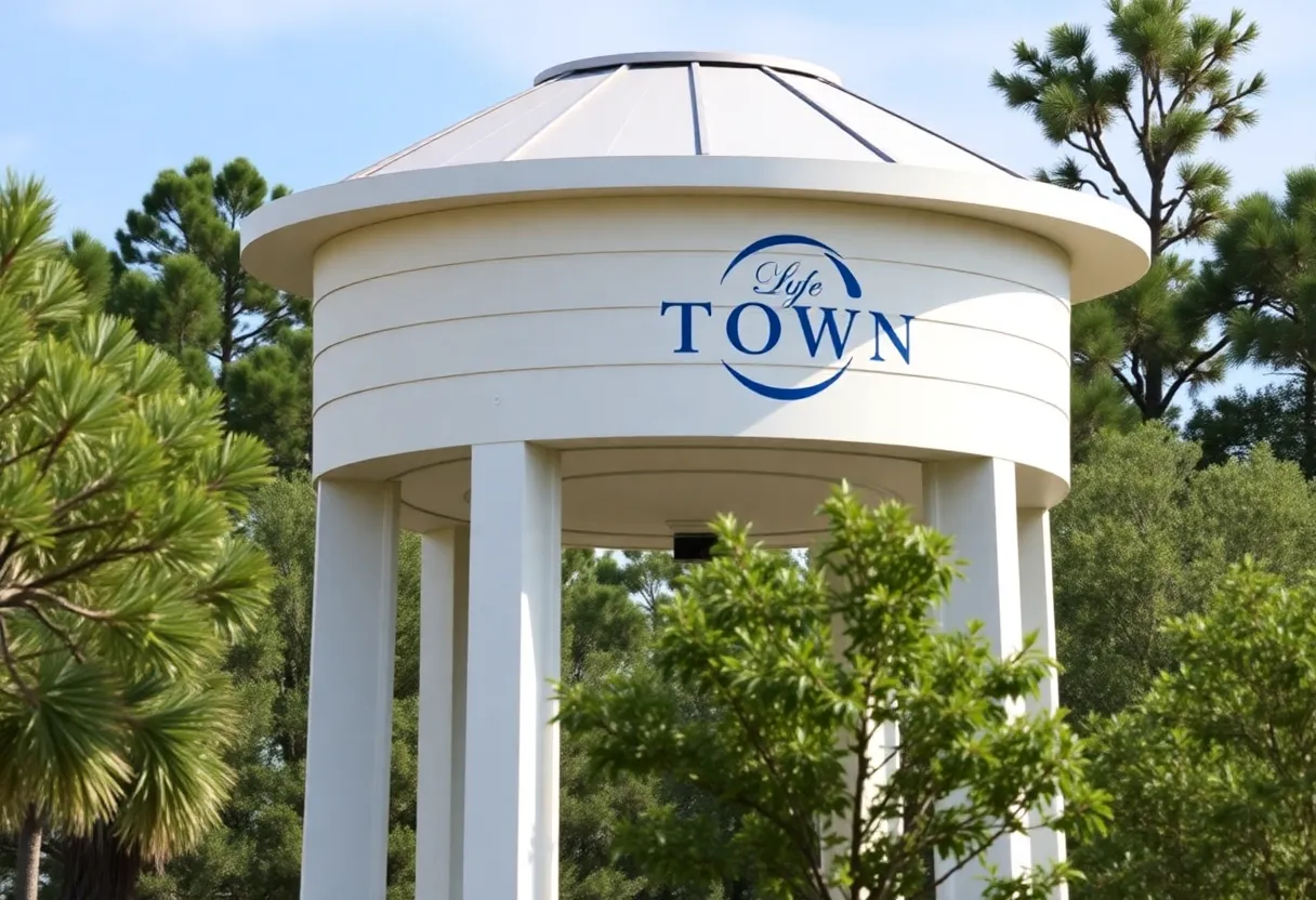 Rendering of the proposed water tower in Bluffton, SC.