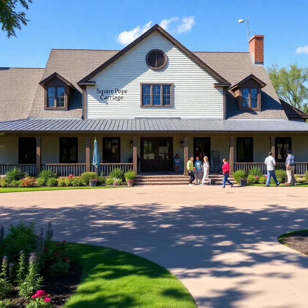 Welcome Center at historic Squire Pope Carriage House in Bluffton