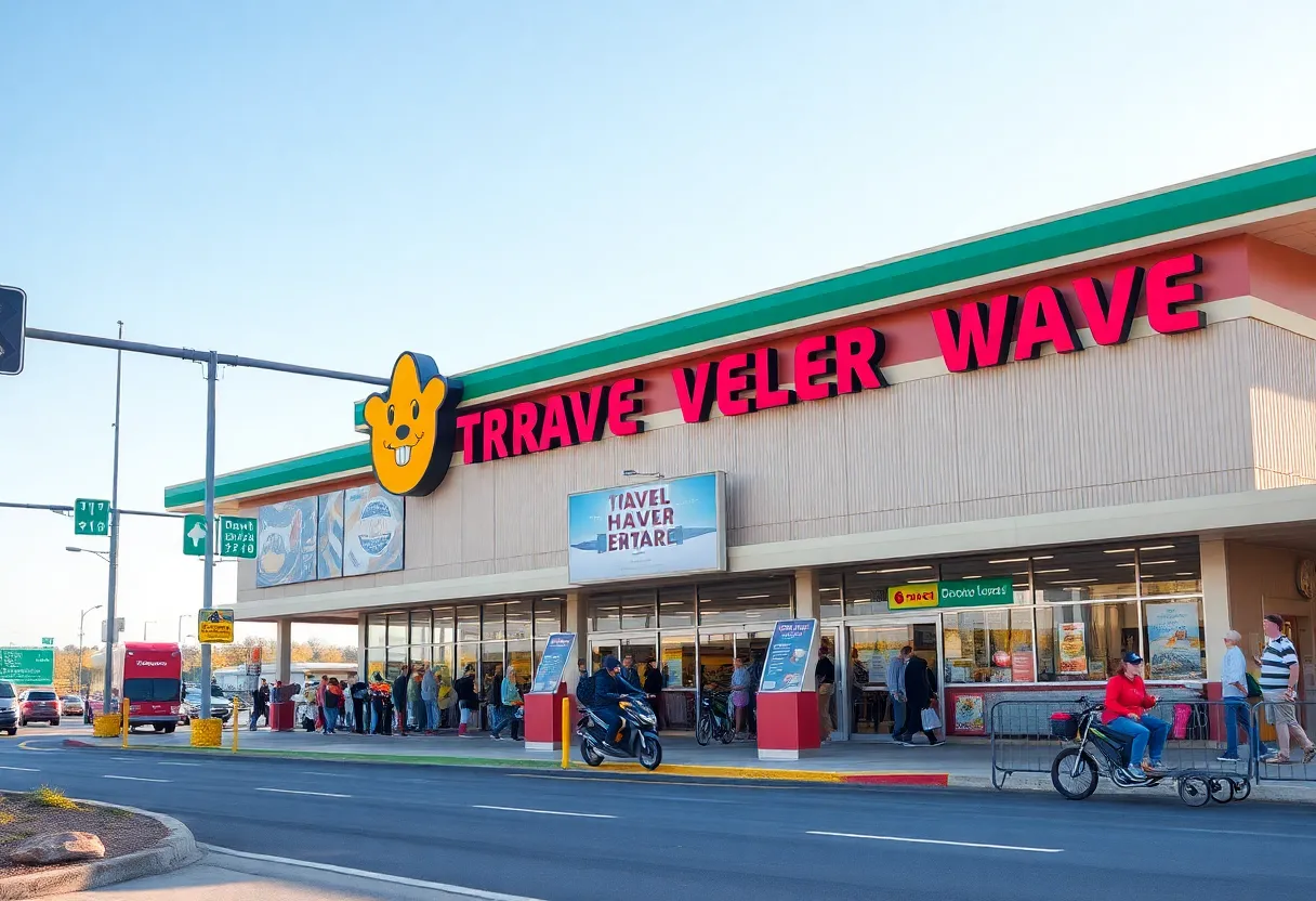 Rendering of Buc-ee's Travel Center in Hardeeville, SC