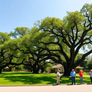 Residents discussing tree protection in Port Royal