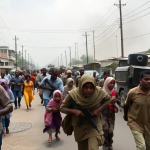 Chaos in Goma as residents flee from violence