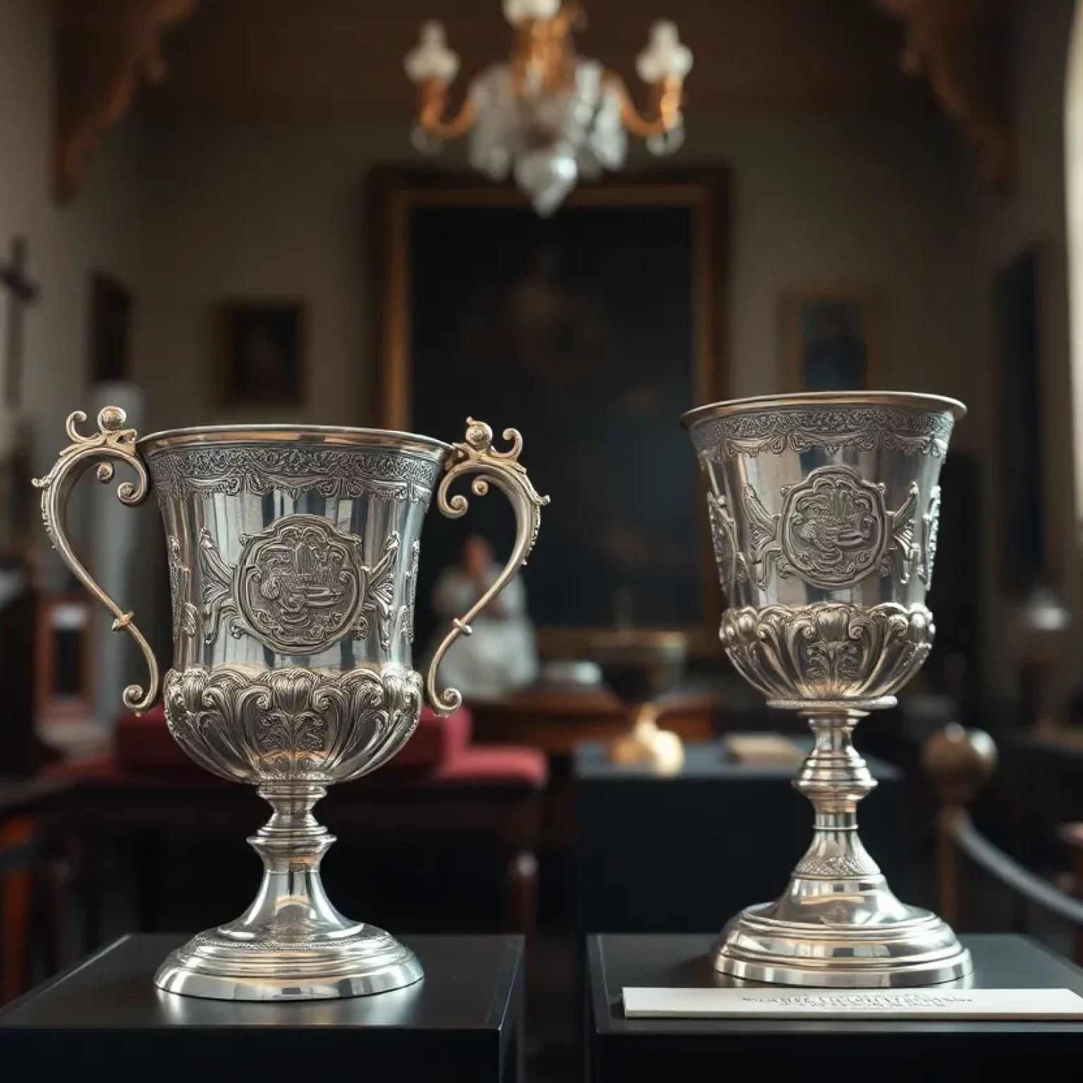 Historic Hamar Cup from 1748 on display at Beaufort museum