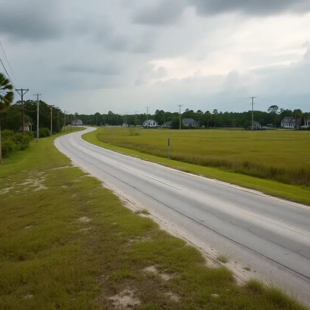 Hilton Head Island landscape post Hurricane Helene