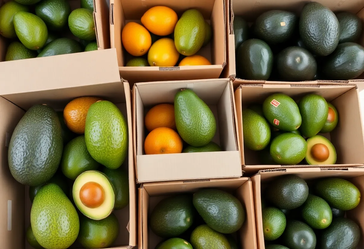 Shipping avocados experiencing declines during holidays