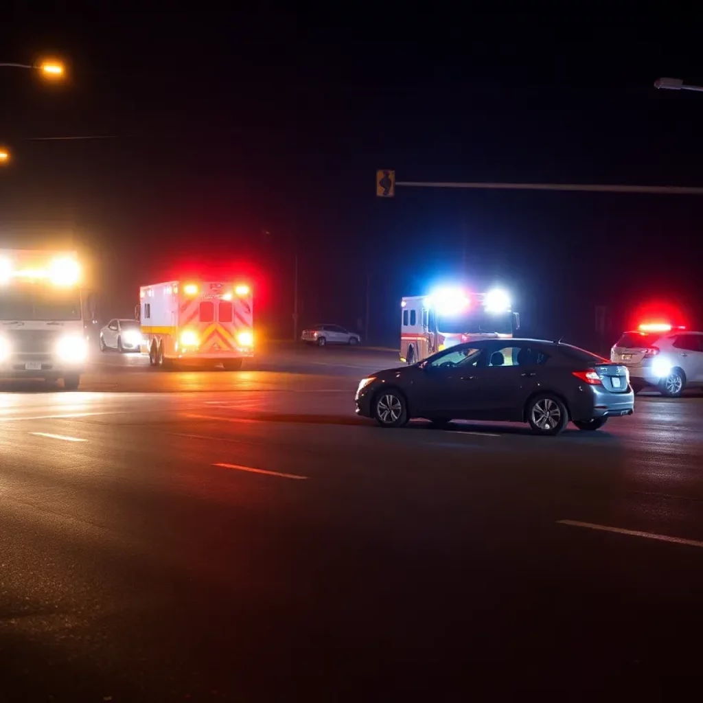 Little River Car Accident Scene