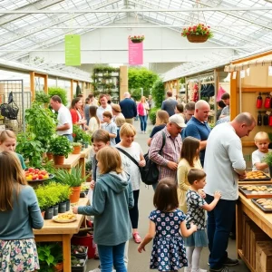 Families enjoying the Low Country Home and Garden Show in Savannah