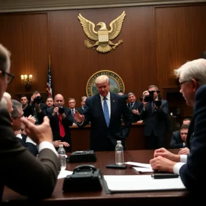 Senate hearing discussing nomination issues